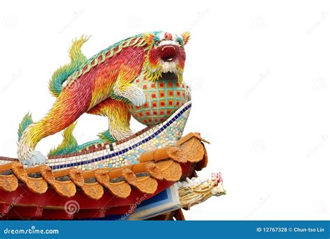 Chinese unicorn. stock photo. Image of asian, mythology - 12767328