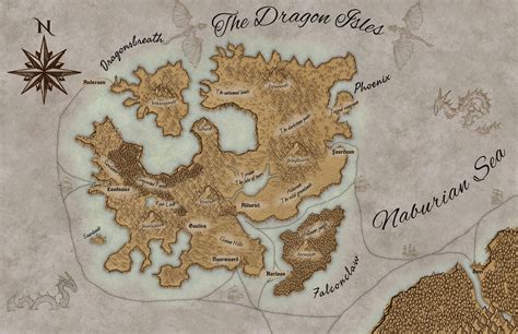 The Dragon Isles | Inkarnate - Create Fantasy Maps Online