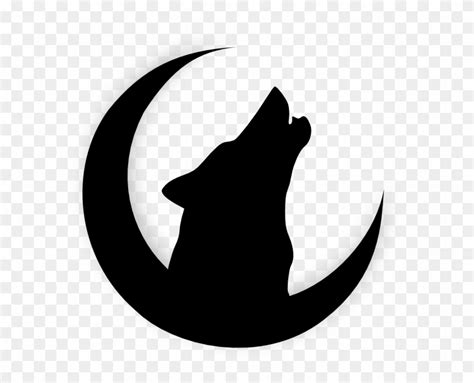 Howling Wolf Head Drawing - Wolf Howling At Moon Silhouette - Free ...