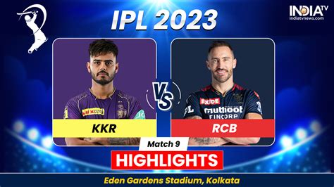 KKR vs RCB IPL 2023 Highlights: Kolkata Knight Riders win by 81 runs ...