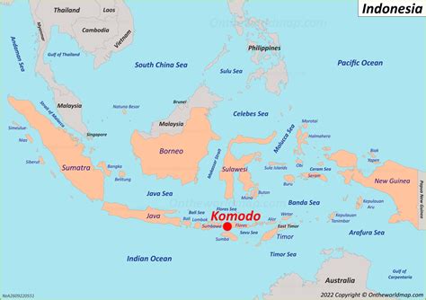 Komodo Island Map | Indonesia | Discover Komodo Island and Komodo ...