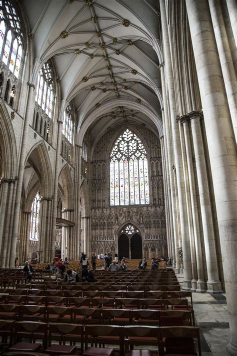 York Minster. Gothic Nave, Interior Free Stock Photo - Public Domain ...