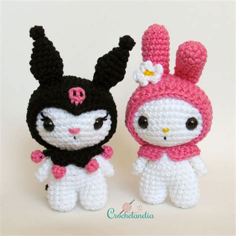 Amigurumi Kuromi - crochet pattern by Crochelandia | Hello kitty ...