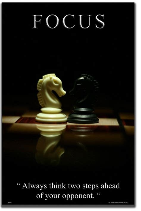 Inspirational Wall Art Co. - Focus - Knight Chess Match King Moves ...