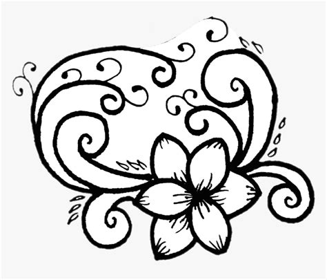 #doodle #drawing #flower #blackandwhite #simple #like4like - Flower ...