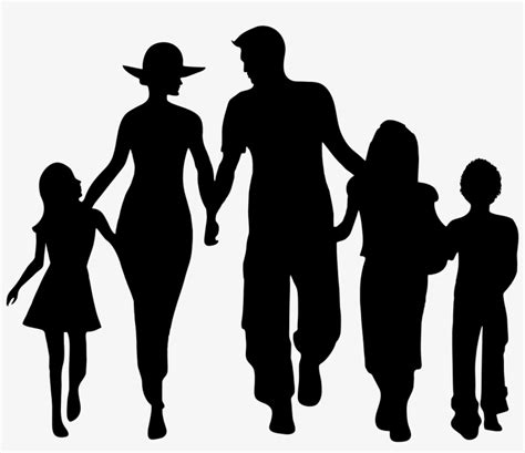 Family Silhouette Clip Art - Love Transparent PNG - 2257x1842 - Free ...