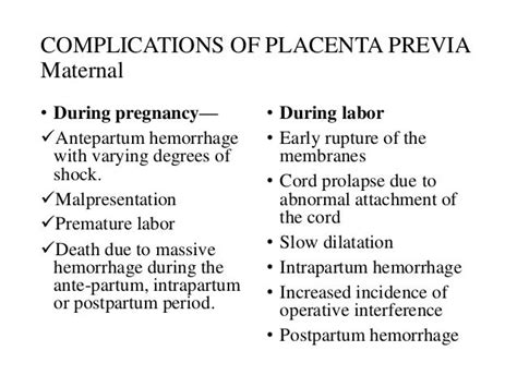 Antepartum hemorrhage