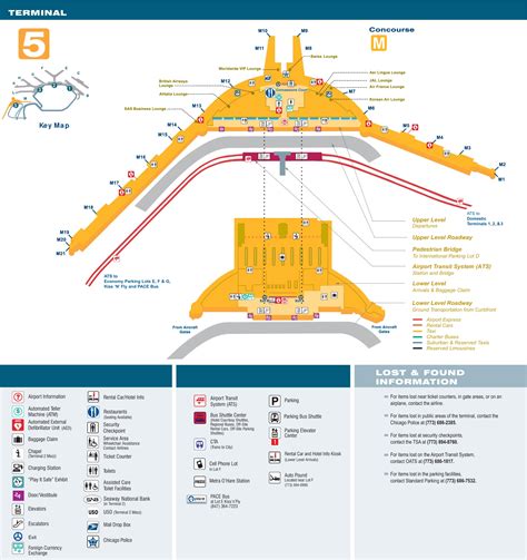 O Hare Airport Map Terminal 5 - Maping Resources