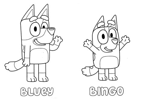 Bluey Coloring Pages Printable Pdf - Coloringfolder.com