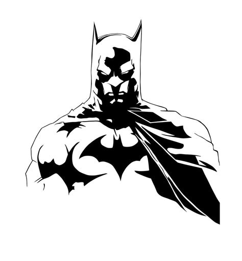 Batman Black And White by LarsEliasNielsen on DeviantArt