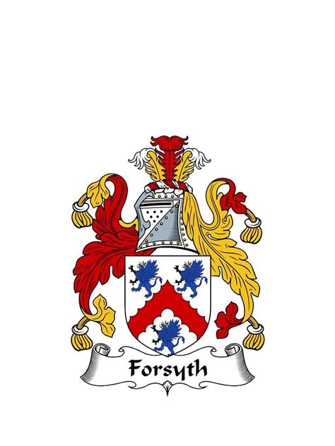 "Forsyth Coat of Arms / Forsyth Family Crest" iPhone Case & Cover by ...