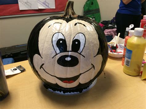 Mickey Mouse painted pumpkin | Holiday fun, Paint pumpkin, Mickey mouse ...