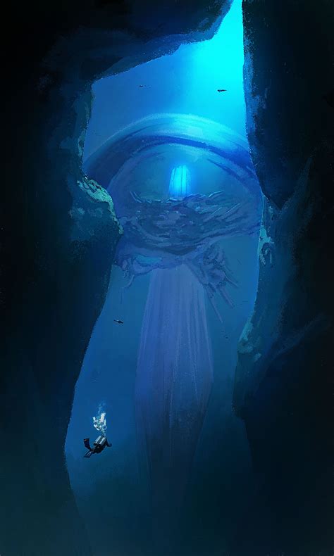 deep sea concept art | Sea monster art, Subnautica concept art, Dark ...