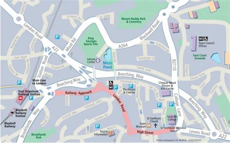 East Grinstead Town Council » Town Map