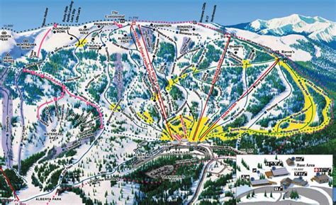 Colorado Ski Maps | Wolf Creek Resort Trail Map