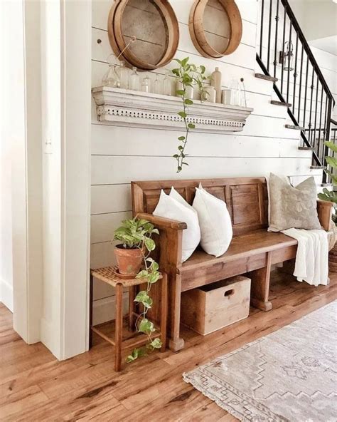 37 Small Entryway Decor Ideas | Home decor, Hallway design, Farm house ...