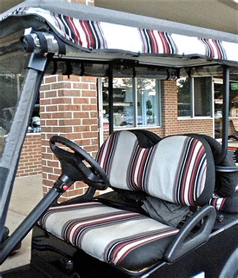 Golf Cart Seat Cover - Styles, Fabrics, Custom or Do It Yourself