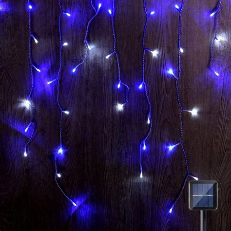 Buy 480 Solar LED Icicle Lights - Blue and White in Australia | Real ...