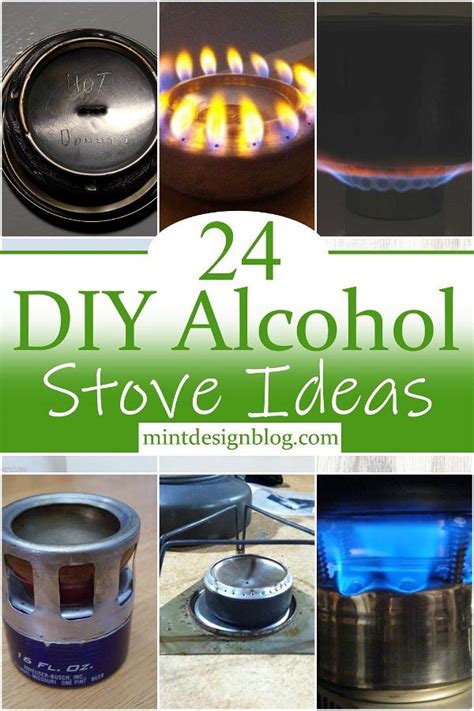 24 DIY Alcohol Stove Ideas - Mint Design Blog