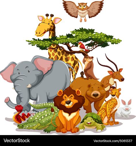 Wildlife Royalty Free Vector Image - VectorStock