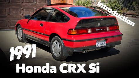 1991 Honda CRX Si - Introduction! - YouTube