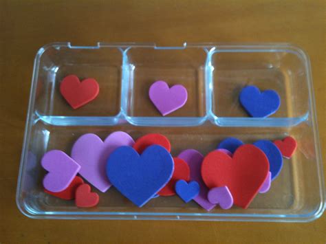 sorting hearts | i copied this activity from melissa at "cha… | Flickr