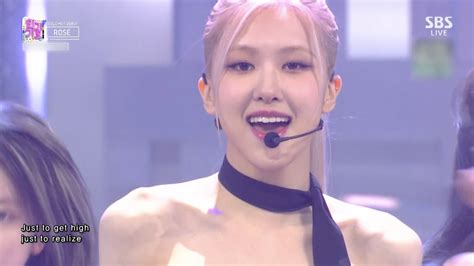 ROSÉ - 'On The Ground' 0314 SBS Inkigayo - YouTube Music