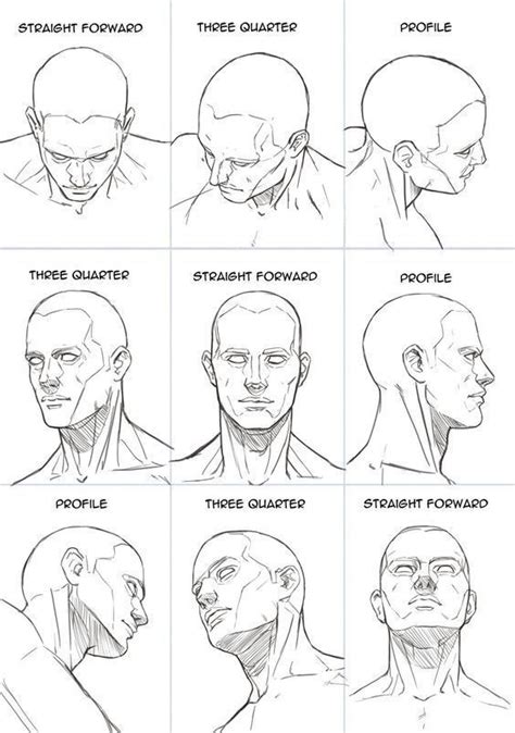 Pin by Mari leijon on Art in 2021 | Drawing the human head, Male face ...