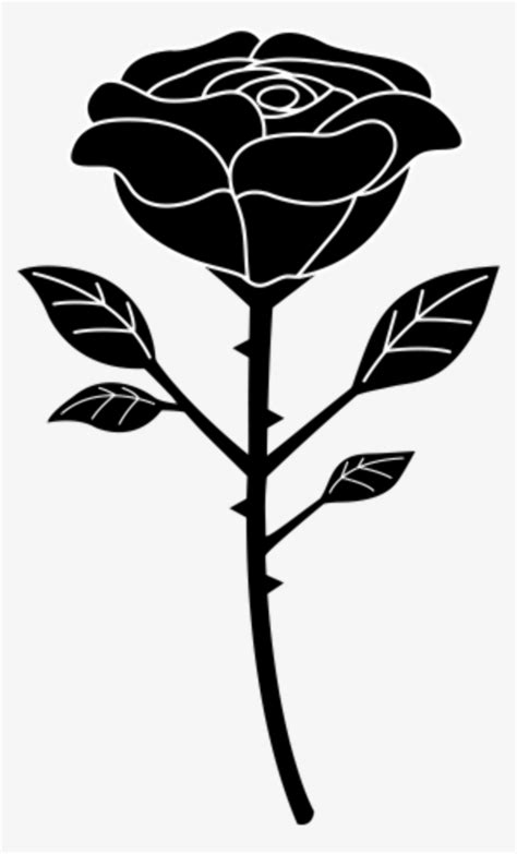 Download High Quality rose clipart black and white swirly Transparent ...