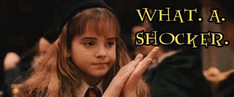 What. A. Shocker. - Harry Potter GIF - Shocker Shocked HarryPotter ...