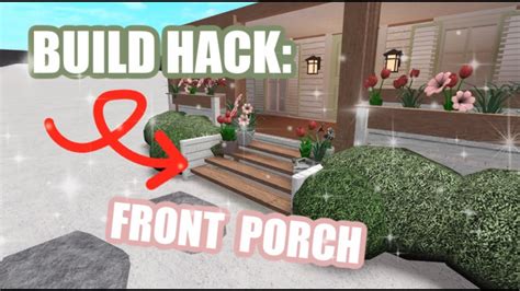 Bloxburg Front Porch Ideas