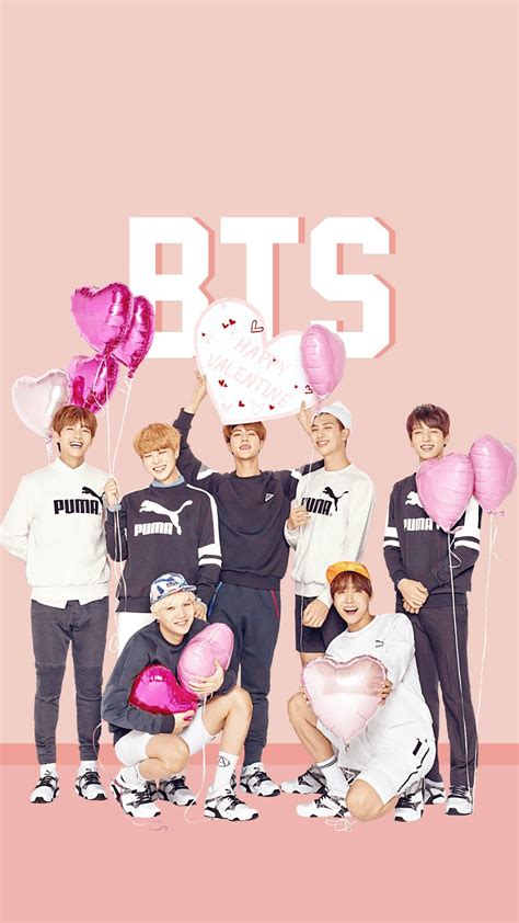 Download Cute Bts Heart Items Wallpaper | Wallpapers.com