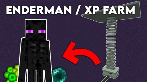 Minecraft EASY Enderman 1 HIT Farm - 1.19 XP farm Tutorial - YouTube