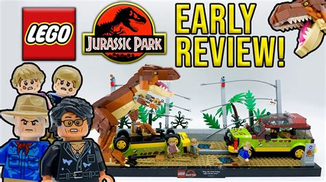 LEGO Jurassic Park T. Rex Breakout EARLY Review! | Set 76956 - YouTube