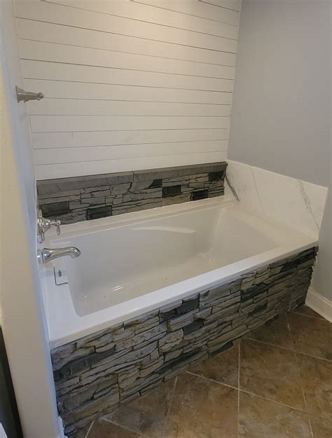 Crystal's DIY Faux Stone Bathtub - GenStone