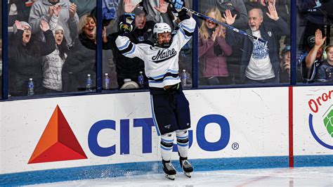 Big win vaults Maine hockey team into top 10