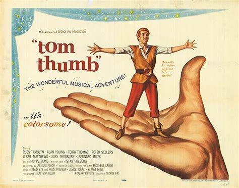 The fantasy film for kids, Tom Thumb came out in 1958 - it starred Russ ...