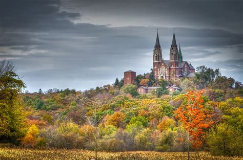 Fall at Holy Hill | Holy Hill Basilica in Hubertus, WI. | Rolour Garcia ...