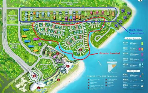 Forest City Malaysia Map