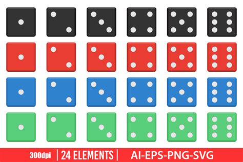 Casino Dice Clipart Vector Design Graphic by Emil Timplaru Store ...