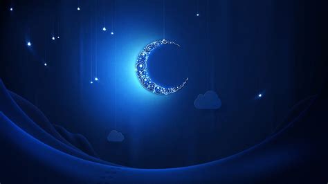 half moon wallpaper crescent moon #light #shiny #neon #1080P #wallpaper ...