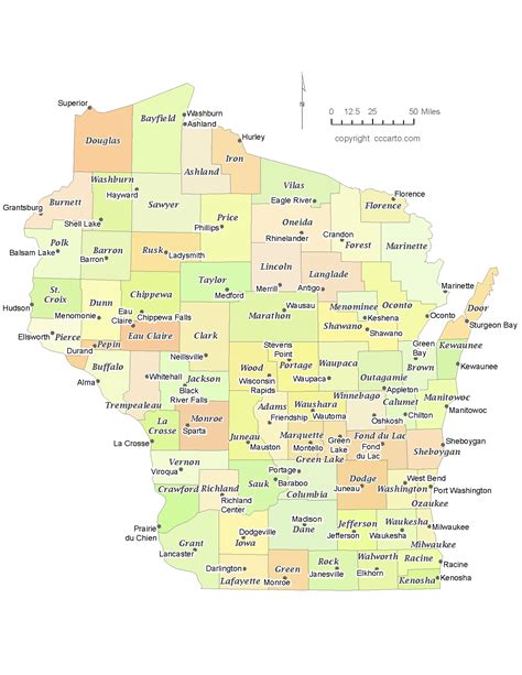 Wisconsin Map