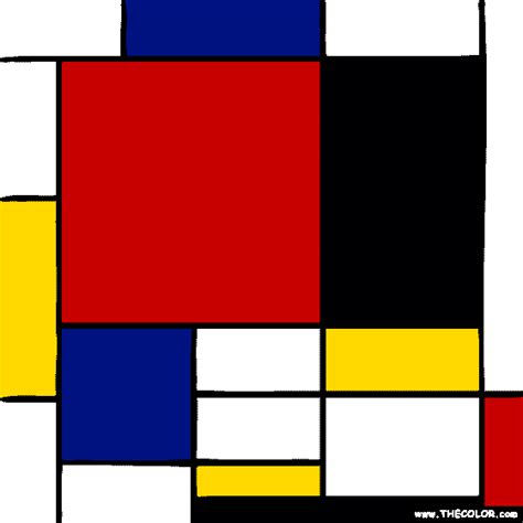 Piet Mondrian - Composition with Red Yellow Blue