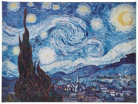 Van Gogh Starry Night Reproduction Oil Painting - Riset