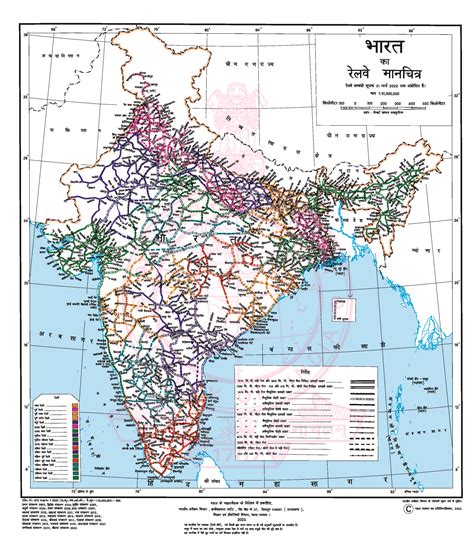 Railway Map of India