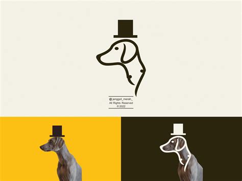 Dog Hat Logo Design by Jenggot Merah on Dribbble