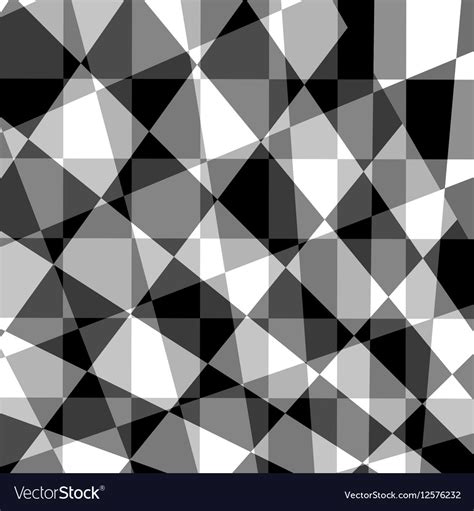 Black grey white abstract geometric background Vector Image