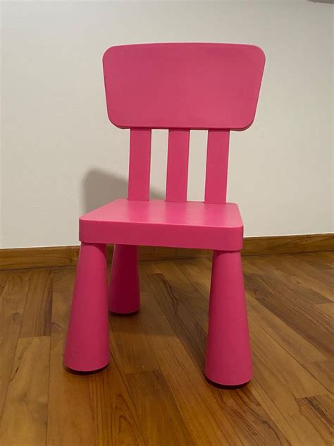 IKEA kids chair pink (new), Babies & Kids, Baby Nursery & Kids ...