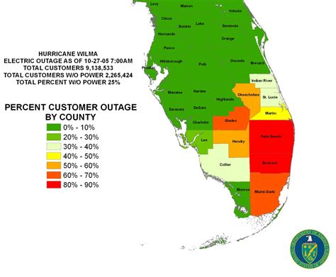 Florida Power And Light Outage Map Usgs Caribbean North Georgia ...