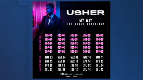 Usher Las Vegas Residency 2023 - Jazz and R&B Music | Contemporary jazz ...